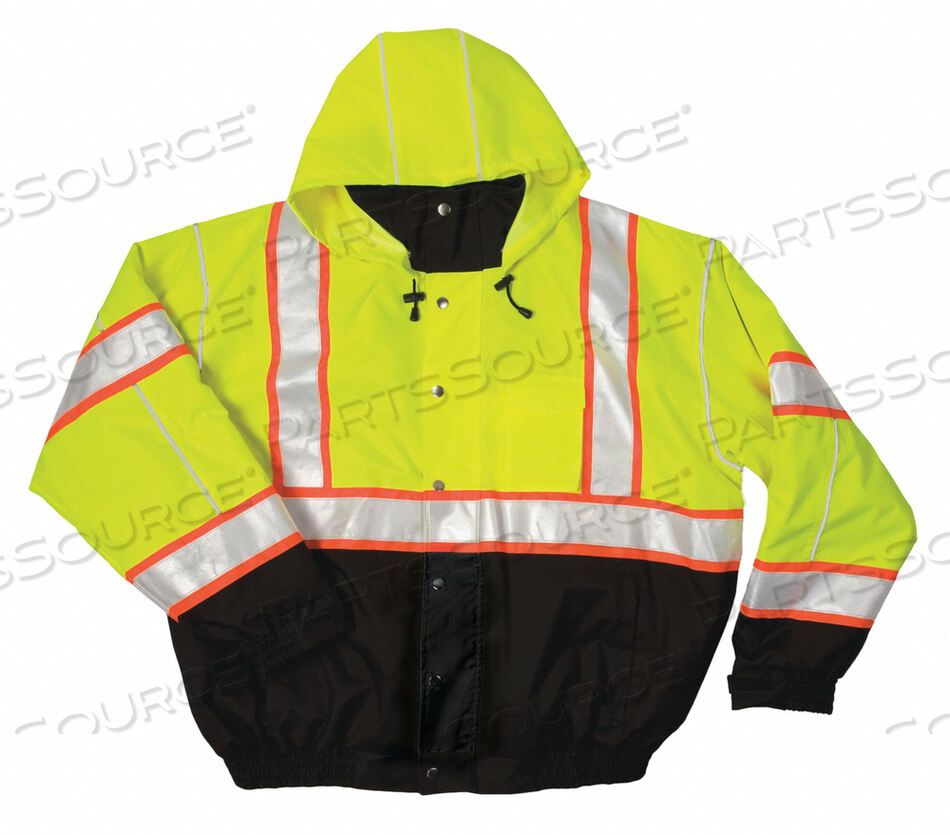 OEM#: JS119-2XКУРТКA-БОМБЕР HI-VIS LIME 2XL от ML Kishigo