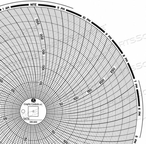 OEM#: CHART 422CIRCULAR PAPER CHART 1 DAY PK60 от Graphic Controls, LLC