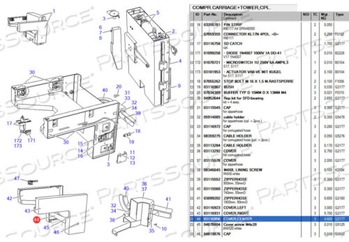Заменяет Siemens Medical Solutions 3116956COVER,CENTER