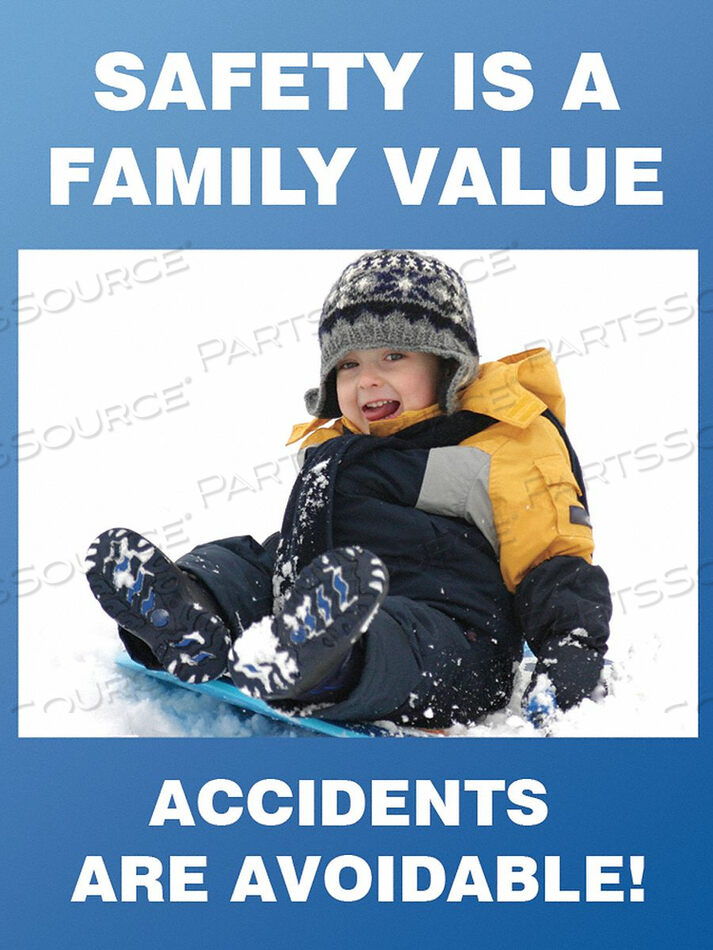 OEM#: SP124526LPOSTER SAFETY IS A FAMILY 22 X 17 by Accuform Manufacturing, Inc.