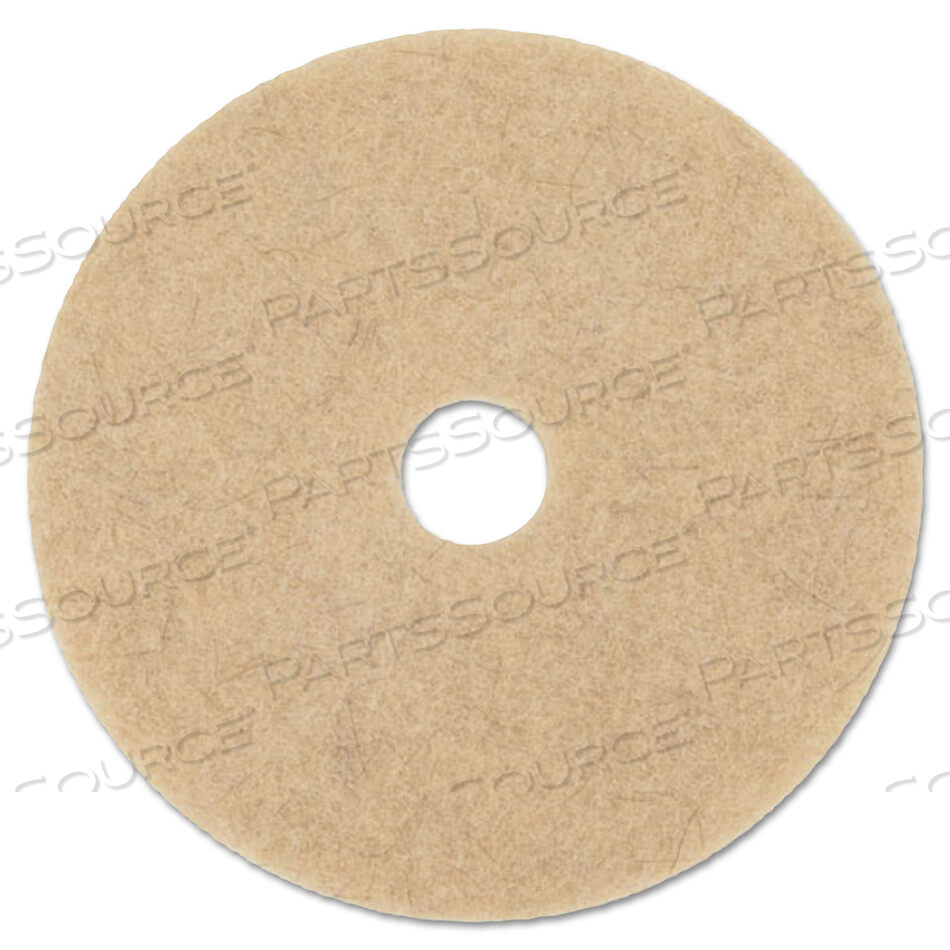 OEM#: BWK4019NHENATURAL HOG HAIR BURNISHING FLOOR PADS, 19 ДИАМЕТР, КОРИЧНЕВЫЙ, 5/КОРОБКА от Boardwalk