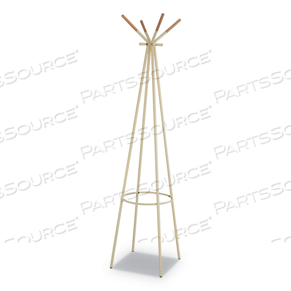 OEM#: 4256CRMFAMILY ВЕШАЛКА ДЛЯ ОДЕЖДЫ, 4 ПРЕДМЕТА ОДЕЖДЫ, 16,5 Ш X 16,5 Г X 72,75 В, КРЕМОВАЯ от Safco