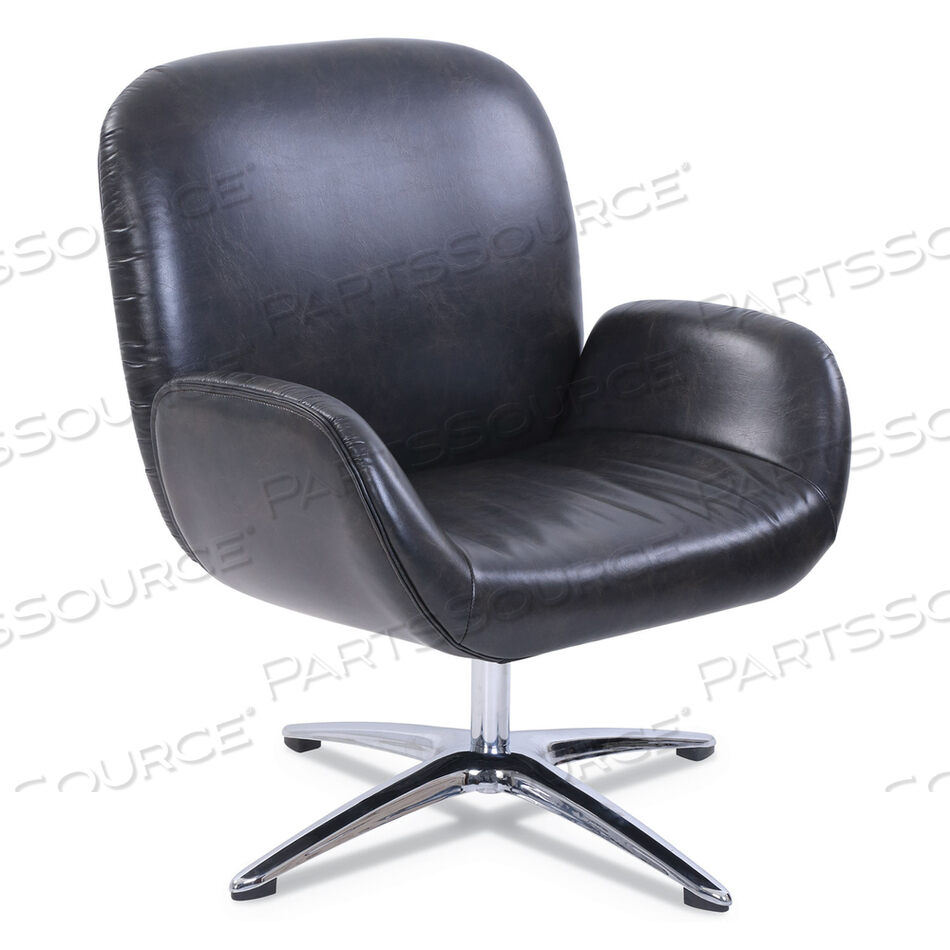 OEM#: 49688 КОЛЛЕКЦИЯ TAVERN LOUNGE CHAIR, 31,25 X 29,25 X 37,25, СИДЕНЬЕ КОРИЧНЕВОГО ЦВЕТА, СПИНКА КОРИЧНЕВОГО ЦВЕТА, ОСНОВАНИЕ ХРОМ/СЕРЕБРО от SertaPedic