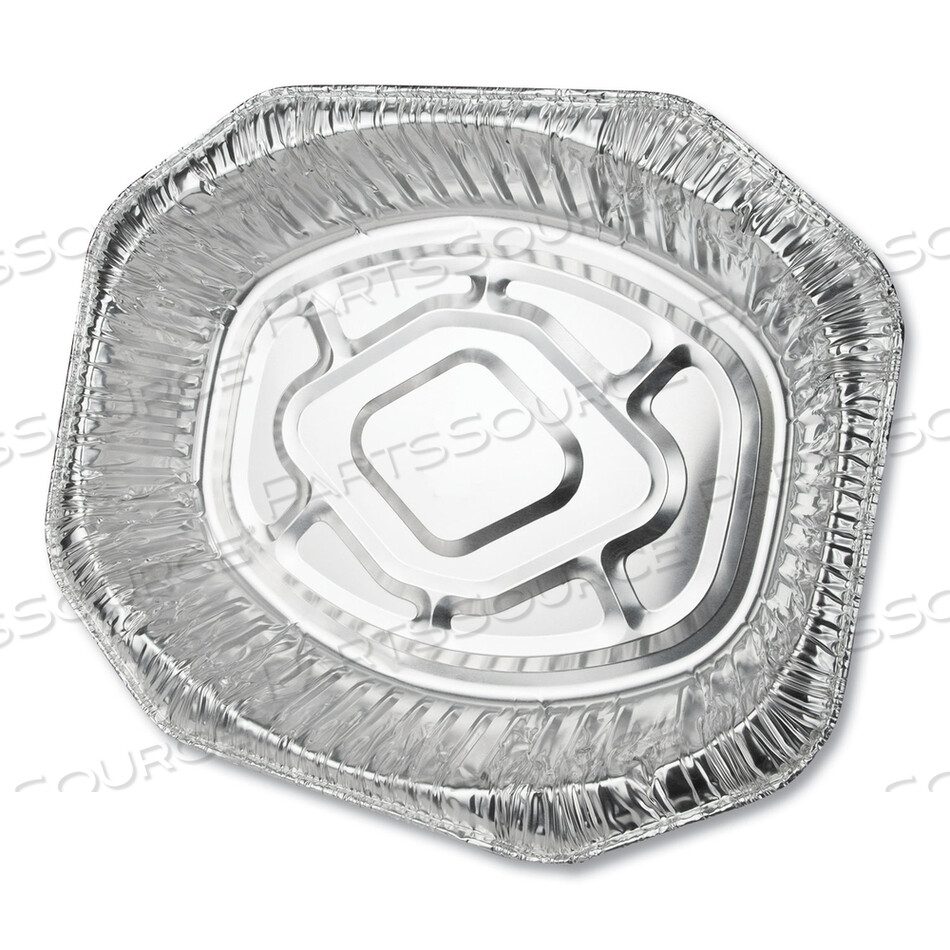 OEM#: 40010АЛЮМИНИЕВЫЕ ПРОТИВНИ ДЛЯ ЗАПЕКАНИЯ, ОЧЕНЬ БОЛЬШИЕ ОВАЛЬНЫЕ, 230 УНЦИЙ, 18,5 X 14 X 3,38, СЕРЕБРИСТЫЕ, 50/КОРОБКА от Durable Packaging International