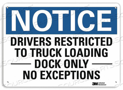 OEM#: U5-1159-RA_14X10ЗНАК ОБЪЯВЛЕНИЯ 10 X 14 АЛЮМИНИЙ от Lyle Signs Inc.