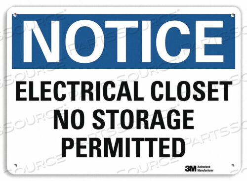 OEM#: U5-1168-NP_10X7ЗНАК ОБЪЯВЛЕНИЯ 10 Ш X 7 В ТОЛЩИНА 0,055 от Lyle Signs Inc.