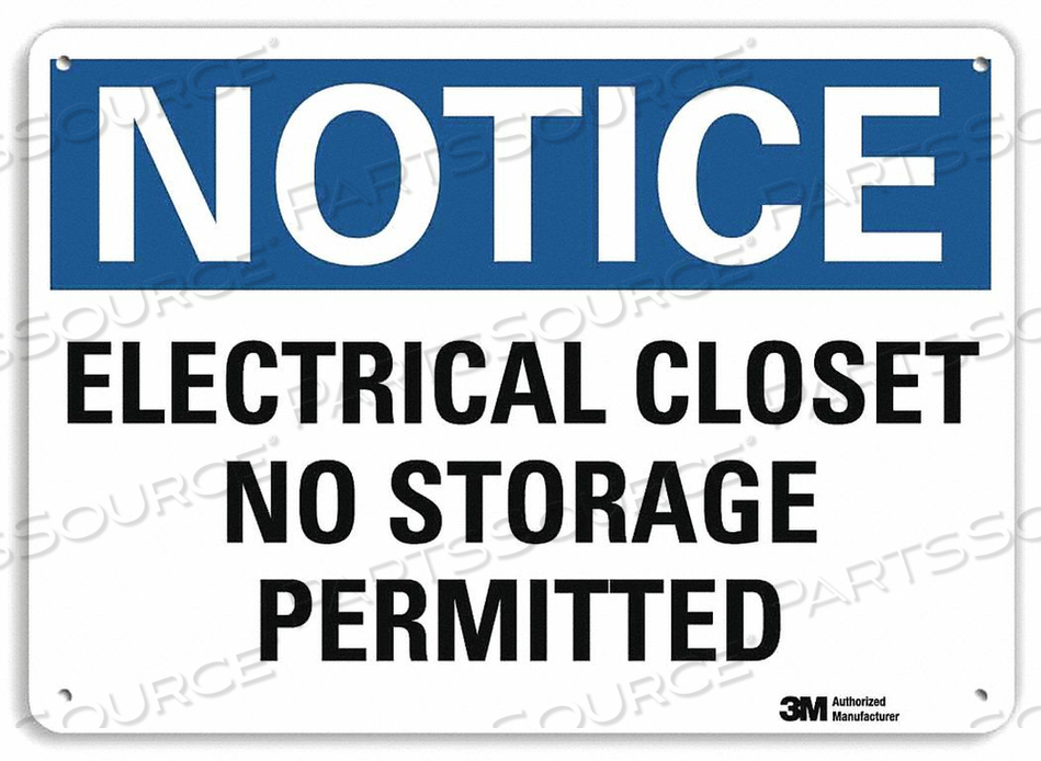 OEM#: U5-1168-RA_14X10NOTICESIGN RECYCLDREFLECALUM 14INWX10INH от Lyle Signs Inc.