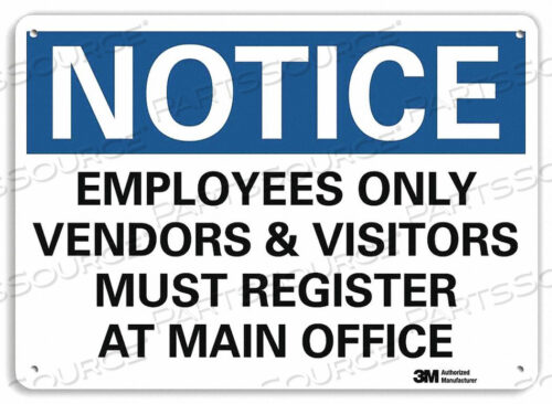 OEM#: U5-1194-RA_14X10NOTICESIGN RECYCLDREFLECALUM 14INWX10INH от Lyle Signs Inc.