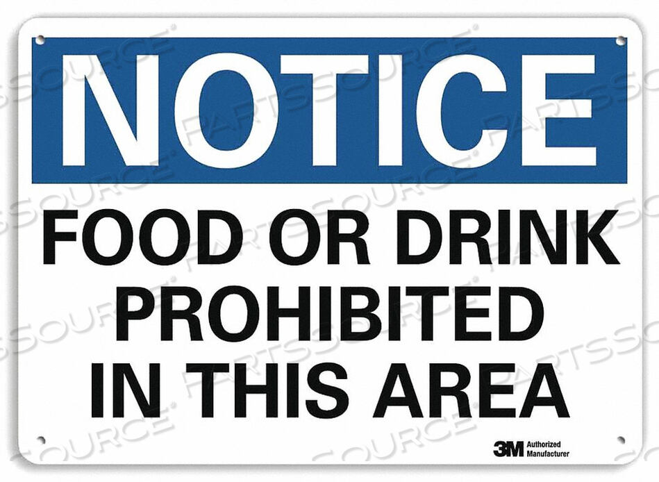 OEM#: U5-1230-NP_14X10ЗНАК ОБЪЯВЛЕНИЯ 14 Ш X 10 В ТОЛЩИНА 0,055 от Lyle Signs Inc.