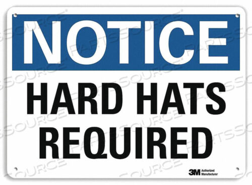 OEM#: U5-1261-NA_14X10ЗНАК УВЕДОМЛЕНИЯ 14 ШX10 В ТОЛЩИНА 0,04 от Lyle Signs Inc.