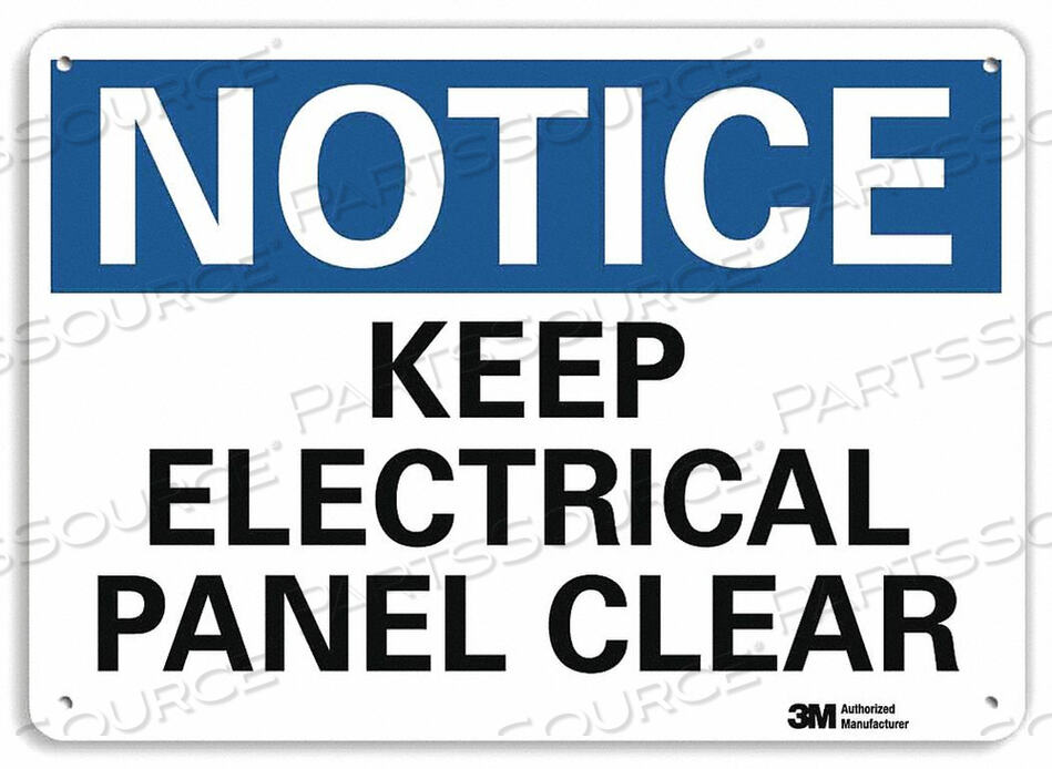 OEM#: U5-1291-RA_14X10NOTICESIGN RECYCLDREFLECALUM 14INWX10INH от Lyle Signs Inc.