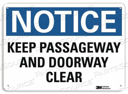 OEM#: U5-1292-NA_14X10ЗНАК УВЕДОМЛЕНИЯ 14 ШX10 В ТОЛЩИНА 0,04 от Lyle Signs Inc.