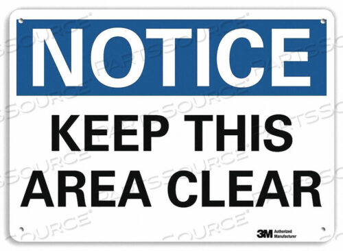 OEM#: U5-1294-NA_10X7ЗНАК УВЕДОМЛЕНИЯ 10 ШX7 В ТОЛЩИНА 0,04 от Lyle Signs Inc.