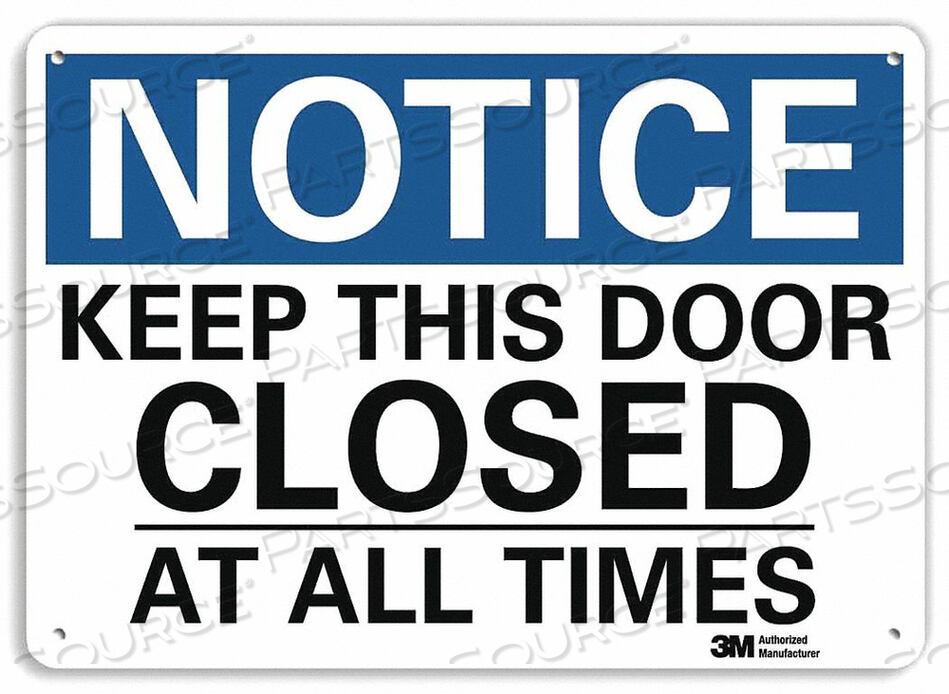 OEM#: U5-1299-NA_14X10ЗНАК УВЕДОМЛЕНИЯ 14 ШX10 В 0,04 ТОЛЩИНА от Lyle Signs Inc.