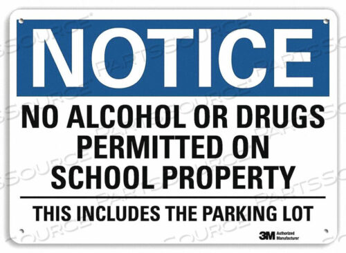 OEM#: U5-1341-RA_14X10NOTICESIGN RECYCLDREFLECALUM 14INWX10INH от Lyle Signs Inc.