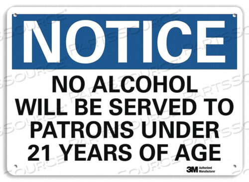 OEM#: U5-1342-NP_10X7ЗНАК ОБЪЯВЛЕНИЯ 10 Ш X 7 В ТОЛЩИНА 0,055 от Lyle Signs Inc.