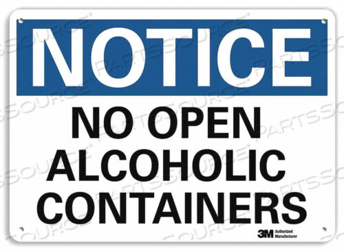 OEM#: U5-1387-NA_14X10ЗНАК УВЕДОМЛЕНИЯ 14 ШX10 В ТОЛЩИНА 0,04 от Lyle Signs Inc.