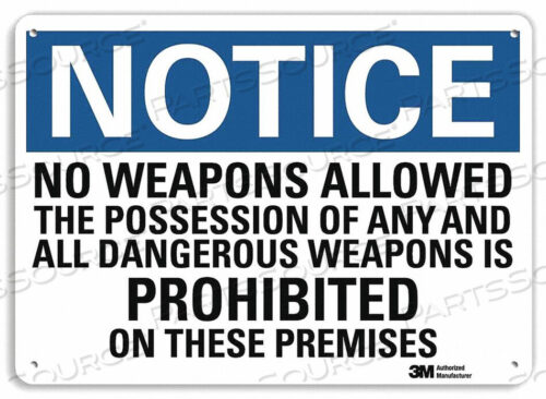 OEM#: U5-1423-RA_14X10NOTICESIGN RECYCLDREFLECALUM 14INWX10INH от Lyle Signs Inc.