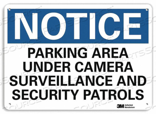 OEM#: U5-1440-NP_14X10NOTICE SIGN 14 W X 10 H 0.055 THICK by Lyle Signs Inc.