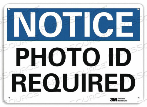 OEM#: U5-1445-NA_14X10ЗНАК УВЕДОМЛЕНИЯ 14 ШX10 В ТОЛЩИНА 0,04 от Lyle Signs Inc.