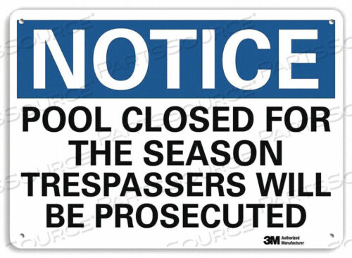 OEM#: U5-1459-NP_10X7ЗНАК ОБЪЯВЛЕНИЯ 10 Ш X 7 В ТОЛЩИНА 0,055 от Lyle Signs Inc.