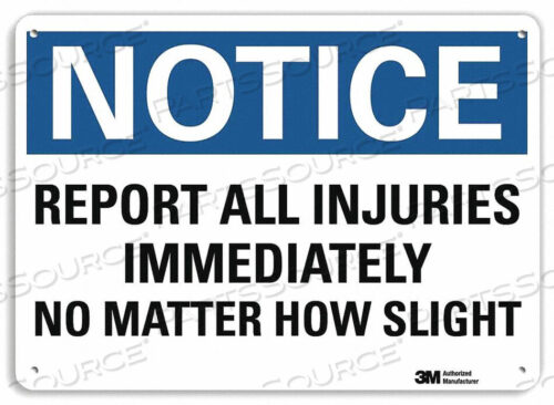 OEM#: U5-1481-NA_14X10ЗНАК УВЕДОМЛЕНИЯ 14 ШX10 В ТОЛЩИНА 0,04 от Lyle Signs Inc.