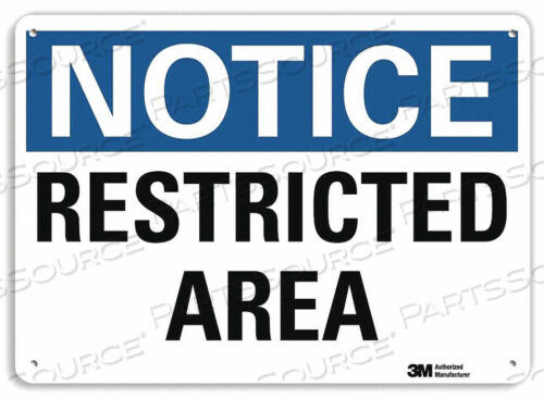 OEM#: U5-1484-NP_14X10ЗНАК ОБЪЯВЛЕНИЯ 14 Ш X 10 В ТОЛЩИНА 0,055 от Lyle Signs Inc.