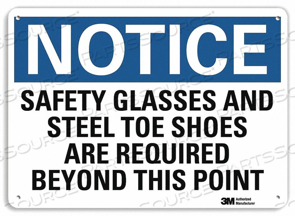 OEM#: U5-1496-NA_10X7ЗНАК УВЕДОМЛЕНИЯ 10 ШX7 В ТОЛЩИНА 0,04 от Lyle Signs Inc.