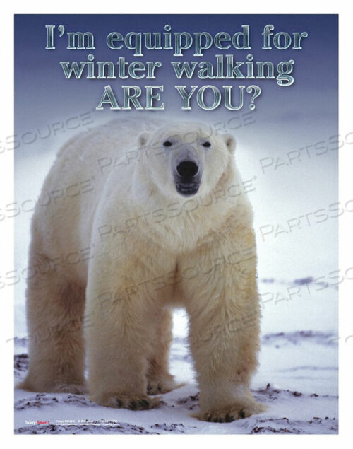 OEM#: P4649 ПЛАКАТ ПО БЕЗОПАСНОСТИ «Я ОБОРУДОВАН ДЛЯ ЗИМНЕГО ЭКСПЛУАТАЦИИ» от SafetyPoster