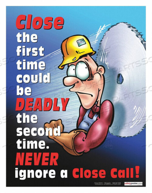 OEM#: P3019SAFETY PSTR НИКОГДА НЕ ИГНОРИРУЙТЕ ОПАСНУЮ СИТУАЦИЮ EN от SafetyPoster