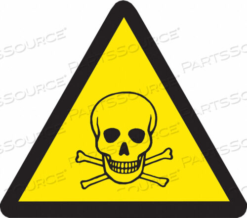 OEM#: 60227LABEL PS VINYL 8INHX8INW TOXIC MAT PK10 от Brady Americas