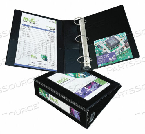 OEM#: AVE680373-ПАПКА-ПАКЕТ НА КОЛЬЦАХ 3 ЧЕРНАЯ от Avery