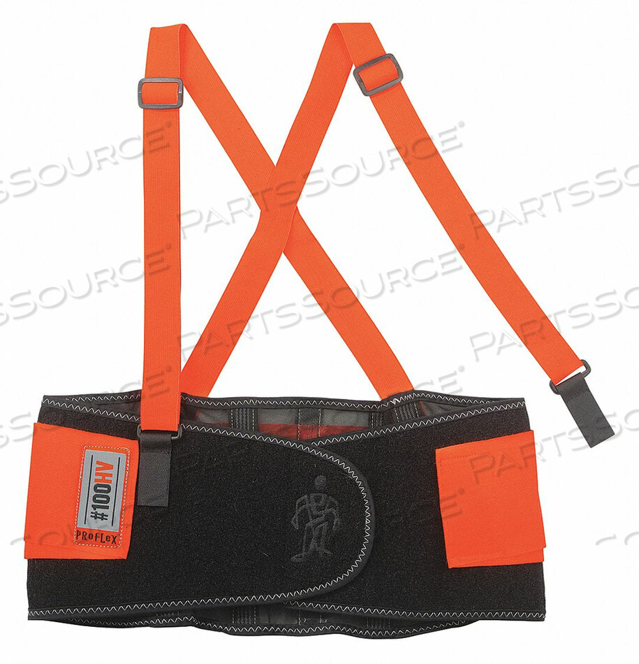 OEM#: 100HVBACKSUPPORT 2XL 42IN TO 46IN 8INW ОРАНЖЕВЫЙ от Ergodyne