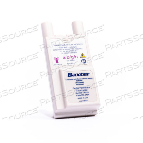 Заменяет Baxter Healthcare Corp. 36010SIGMA SPECTRUM WIRELESS МОДУЛЬ БАТАРЕИ - БЕЛЫЙ (2 АНТЕННЫ – A/B/G/N)