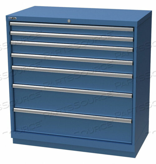 OEM#: XSHS0900-0703BBMOD DRWR CAB 41-3/4 H 7 DRWR BRIGHT BLUE от Lista