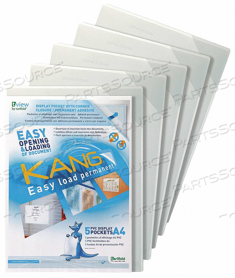 OEM#: P194684ДЕРЖАТЕЛЬ ЗНАКА ПРОЗРАЧНЫЙ 1/4 ДЮЙМА H КЛЕЙКИЙ PK5 от Tarifold