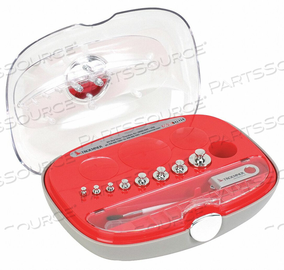 OEM#: 7229-1WWEIGHT CLNDR 50G TO 1G ALUMINUM CLASS 1 от Troemner, LLC