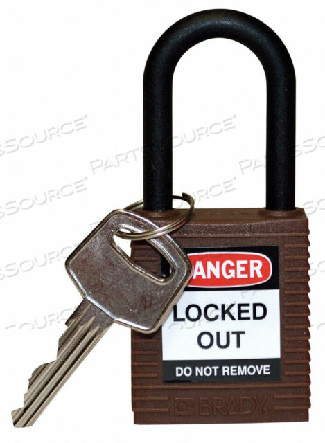 OEM#: 123330LOCKOUT PADLOCK KD BROWN 1-3/4 H от Brady Americas