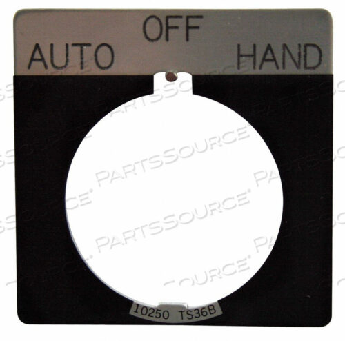 OEM#: 10250TS49LEGEND PLATE AUTOMATIC OFF HAND BLACK от Eaton