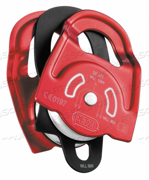 OEM#: P65APRUSIK ДВОЙНОЙ ШКИВ 8100 LBS КРАСНЫЙ/ЧЕРНЫЙ от Petzl