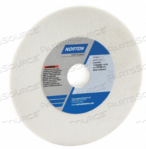 OEM#: 07660788246ШЛИФОВАЛЬНЫЙ КРУГ T1 6X3/4X1 AO 60G WHT от Norton | Saint-Gobain Abrasives