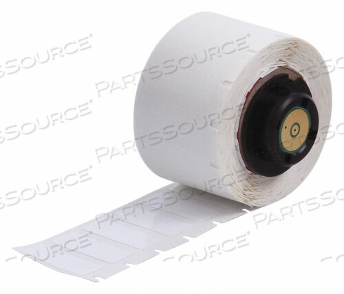 ЭТИКЕТКА БЕЛАЯ ПОЛИЭСТЕР 3/8 ДЮЙМА ДЛ