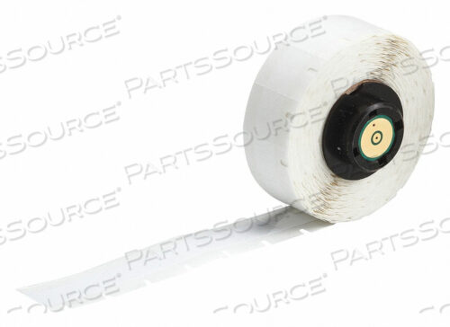 ЭТИКЕТКА БЕЛАЯ ПОЛИЭСТЕР 3/8 ДЮЙМА ДЛ