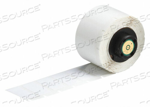 ЭТИКЕТКА БЕЛЫЙ ПОЛИЭСТЕР1/2 ДЮЙМА Л