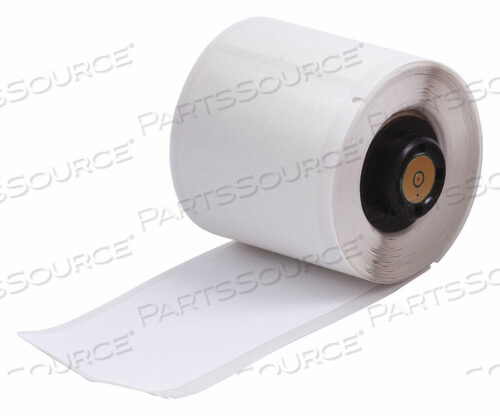 ЭТИКЕТКА БЕЛАЯ ПОЛИЭСТЕР 4 ДЮЙМА W