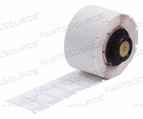 ЭТИКЕТКА БЕЛАЯ ПОЛИЭСТЕР 1 ДЮЙМ W