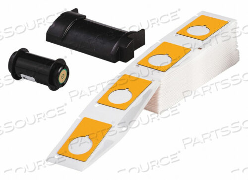 H4316 ЭТИКЕТКА ДЛЯ ВЫСОКОЙ ПАНЕЛИ ЖЕЛТАЯ 1-13/64 ДЮЙМА W