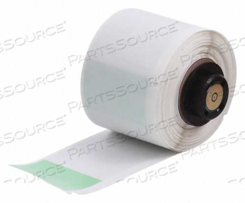 H4311 ЭТИКЕТКА ЗЕЛЕНАЯ/ПРОЗРАЧНЫЙ ВИНИЛОВЫЙ 1-1/2 ДЮЙМА Ш