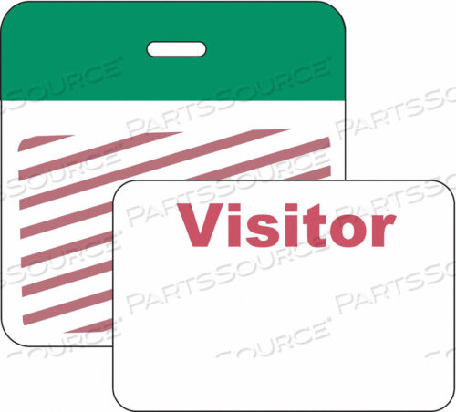 OEM#: 95651CLIP/BADGE 1 WEEK GREEN/WHITE PK500 от Brady Americas