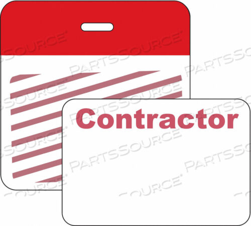 OEM#: 95658CLIP/BADGE 1 WEEK RED/WHITE PK500 от Brady Americas